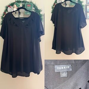Torrid 4 Black 4 Top
